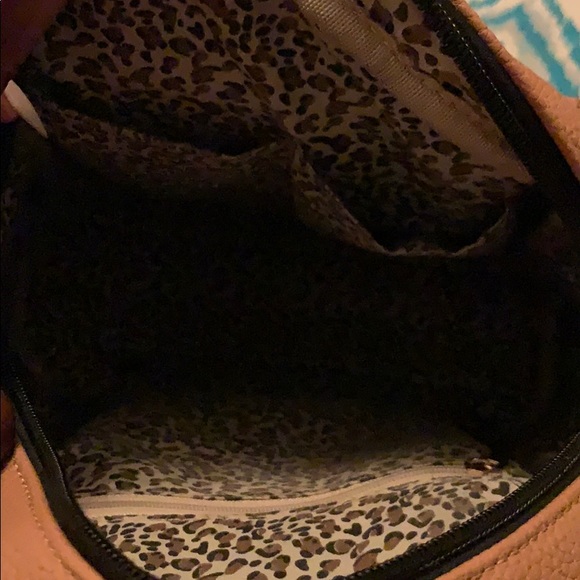 Medium Brown Book Bag Purse - Picture 5 of 5